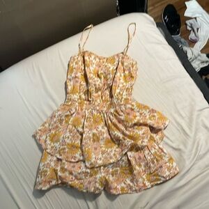 American Eagle orange romper